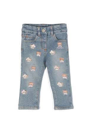 jeans in cotone blu MONNALISA KIDS | 39D40947330055